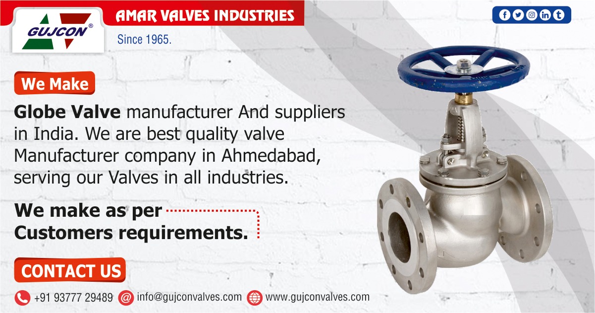 Globe Valve Manufacturers and Suppliers in India