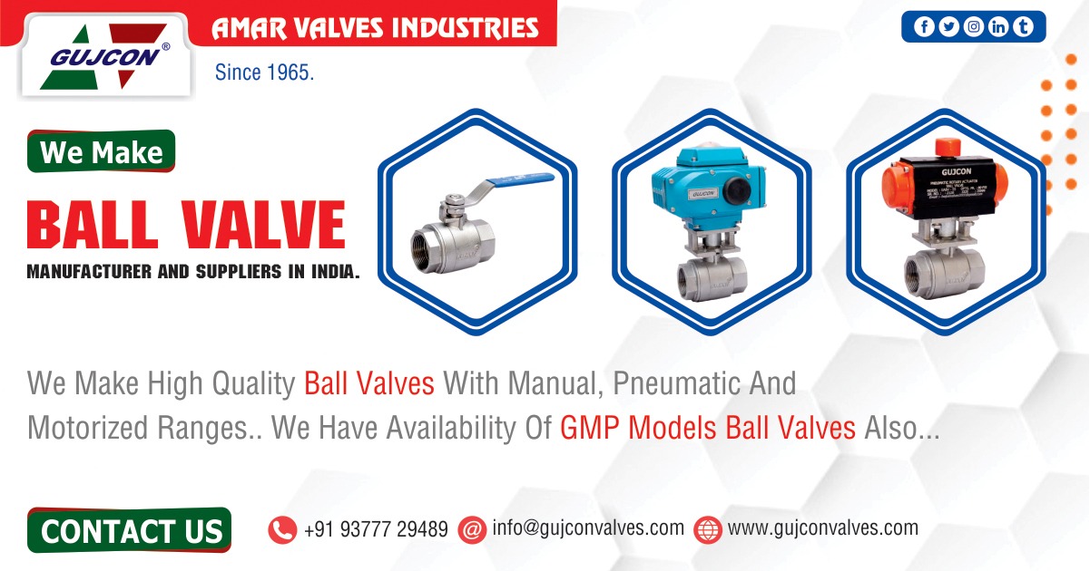 Ball Valve manufacturer and suppliers in India Amar Valves Industries