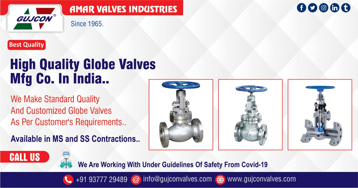 Globe Valve Exporters from India